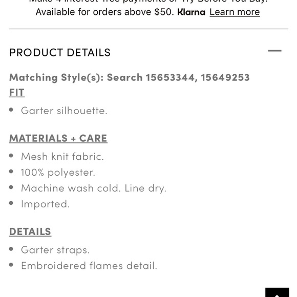 Garter belt torrid flames 🔥 - Picture 5 of 5